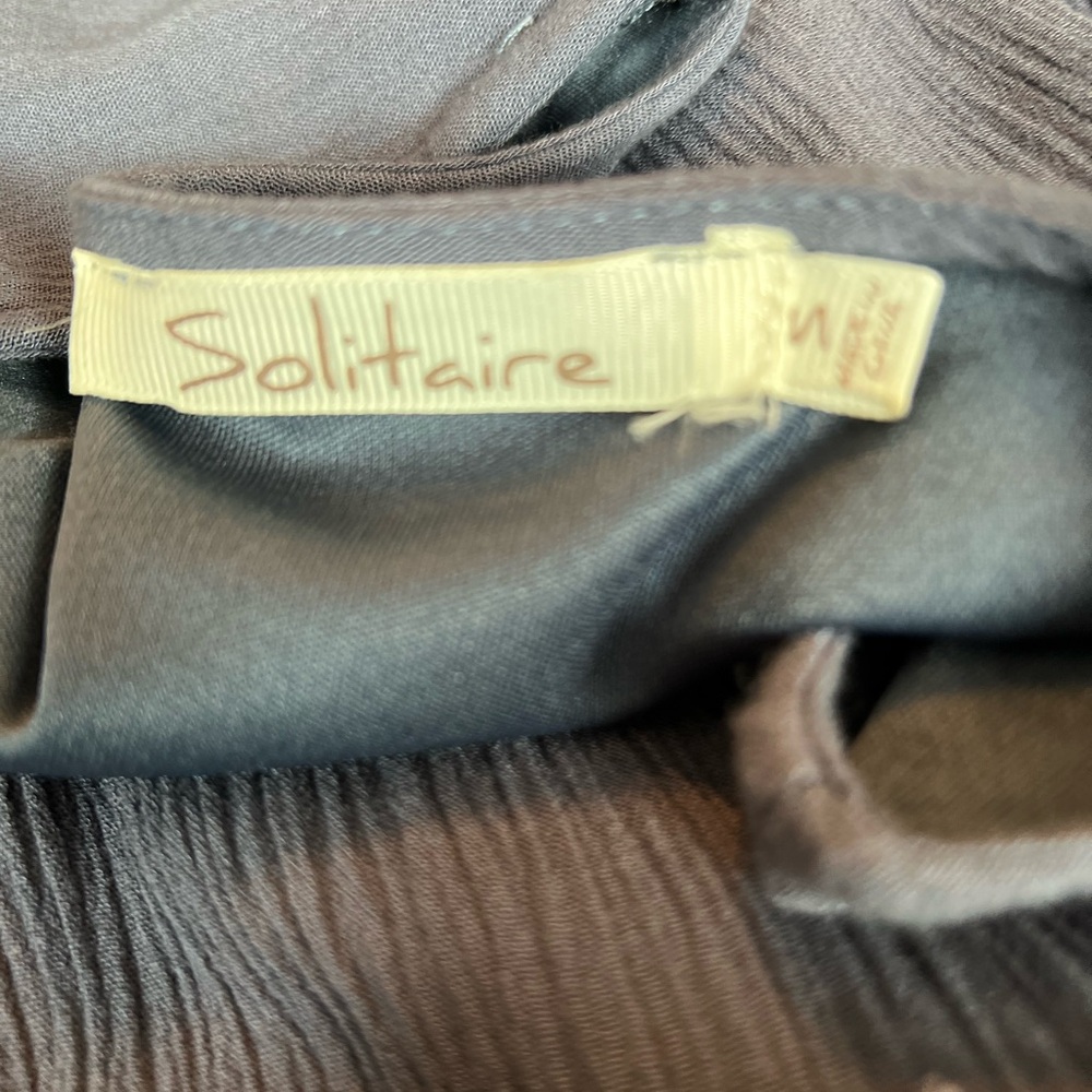 Solitaire Charcoal Long Sleeve Dress - Picture 12 of 12